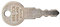 Pair of WL039 Winlock Nico 80016 Window Keys Supplied by Lock Doctor Services Ltd