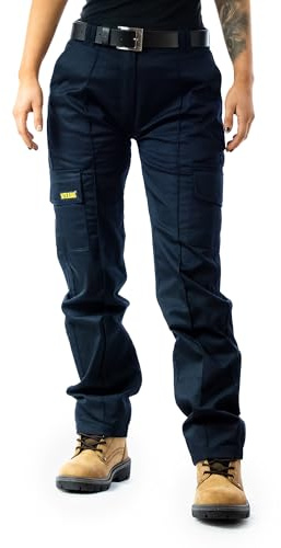 SITE KING Ladies Cargo Combat Work Trousers | Ladies' cargo combat work trousers with practical multi-pocket storage for trade, warehouse and site work