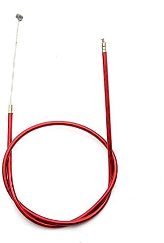 Mini Midi Moto Quad Throttle Cable 83cm 32.5 Inches Red 47cc 49cc Twist Throttle
