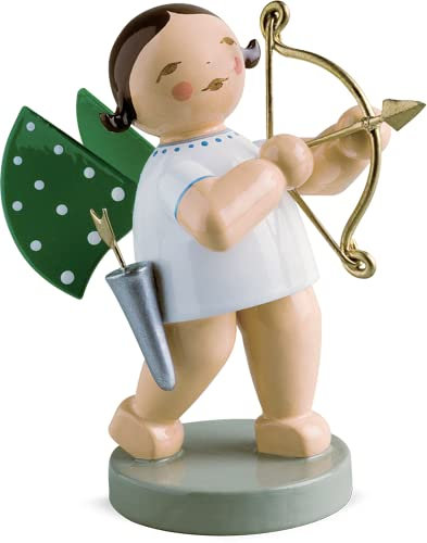 Wendt und Kuhn Grunhainichen Engel Amor, Sammlerstück, Miniatur, Weiß