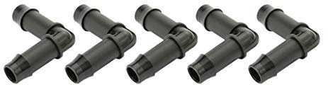 5-er Set Eckverbinder einfach für CS Perlschlauch Startup 1/2 Zoll
