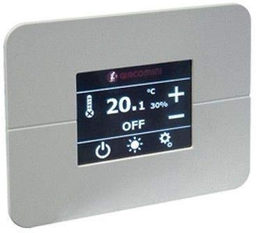 K493T Termostato ed umidostato ambiente touch K493TY002 12 V GIACOMINI