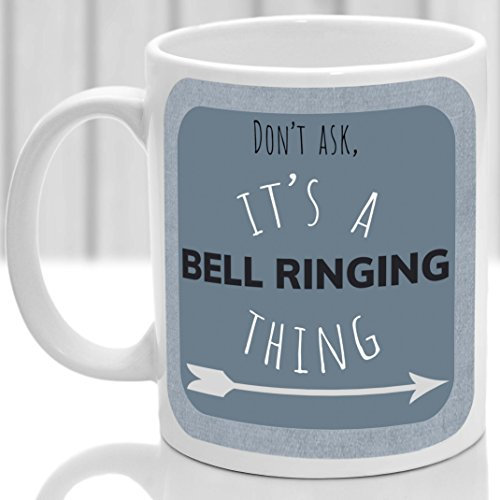 Bell Ringing Thing Mug, It's a Bell Ringing Thing, Ideal for Any Bell Ringer(Blue)