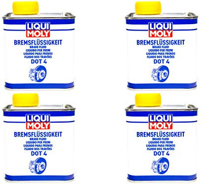LIQUI MOLY Bremsflüssigkeit DOT-4 4 Stück á 500 ml