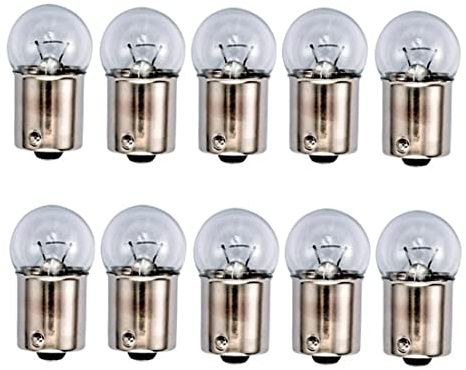 24 Volt - 10 Stück - R10W - BA15S - 10Watt - Nfz LKW Beleuchtung - Glühlampe, Glaslampe, Glühbirne, Soffitte, Lampen.
