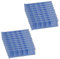Tablettenbox Medikamentenbox Pillenbox Pillendose Spender, 1 Tag, 4-Fach, blau, 20 Stück
