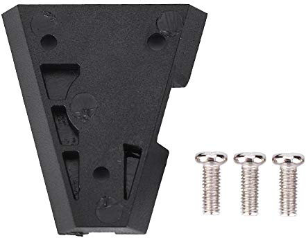 Mugast V-Mount Adapter, Black Portable V Lock Connector Male Socket Plastic V-Mount Adapter for Video Camera Battery Plate
