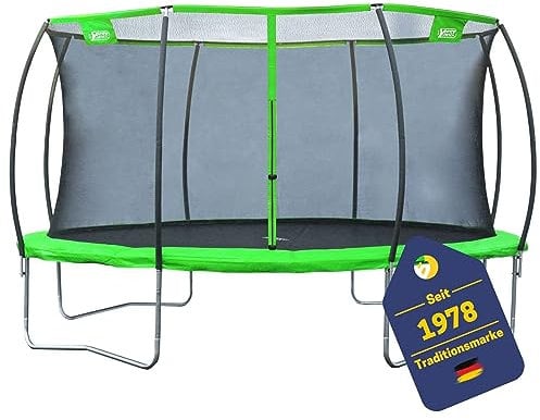 Best Sporting Trampolin Superstar 2.0 I Outdoor Gartentrampolin I hochwertiges Trampolin Outdoor Groß mit Sicherheitsnetz I stabiles Outdoor Trampolin mit Ø 426 I Trampolin Kinder