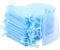 Leeyunbee 100 Stück Hellblau Organzasäckchen 10 x 15 cm Organzabeutel, Säckchen Geschenk Schmuck Hochzeit Bonbonsbeutel Für Festival Party und Hochzeit, Satin-Kordelzug
