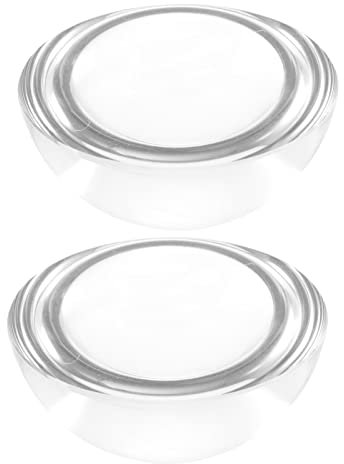 Milisten Kalligraphie-Briefbeschwerer St Halbkugel Transparent 60mm Halb Kristallkugel für Papier Stoff Basteln Kalligraphie Werkzeug 2 Briefbeschwerer Kalligraphie-Übungswerkzeug