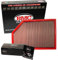 B&S Kit Filtro Aria Sportivo Aspirazione Rigenerabile Lavabile FB477/20 con Profumatore Interni