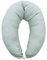 HOBEA-Germany Stillkissen 190 cm x 76 cm XXL Lagerungskissen Schwangerschaftskissen für Baby und Erwachsene Seitenschläferkissen Stillkissen mit Bezug aus Bio Baumwolle, Waffelmuster Graublau