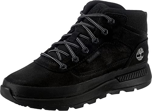 Timberland Field Trekker, Stivali per avventurieri Unisex-Bambini, Nero, 33 EU