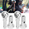 Gedourain M8 Banjo Hose Fittings, 8mm Thread Direct Replacement Banjo Bolt Brake Fitting High Precision Stainless Steel Tight Seal Rustproof for 4-5mm Hoses