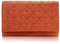 PP PAOLO PERUZZI Collection Damen Leder Geldbörse - Stilvolles Portemonnaie aus echtem Leder, Große Kapazität, RFID Schutz, Elegant und Praktisch, Geschenkbox Inklusive IN-57 Orange