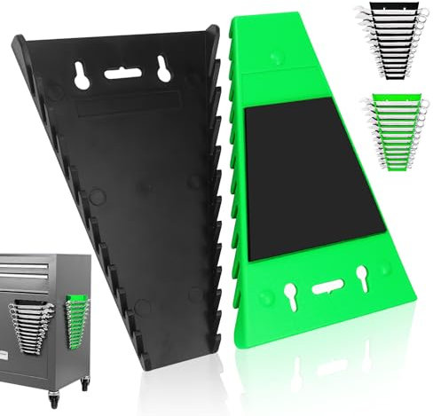 Organisateur Magnétique de Clés à Molette support de clés à vis Porte Outils Mural Support Outils Mural Porte-outils Magnétique 2 Pièces