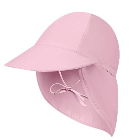 Cappello da Sole per Bambini,Cappello da Sole Regolabile Bimbo e Bambino con Visiera E Protezione Nuca Cappellino UPF 50+ Cappello Estivo Regolabile per Ragazzi e Ragazze, Cappello da Spiaggia（M)