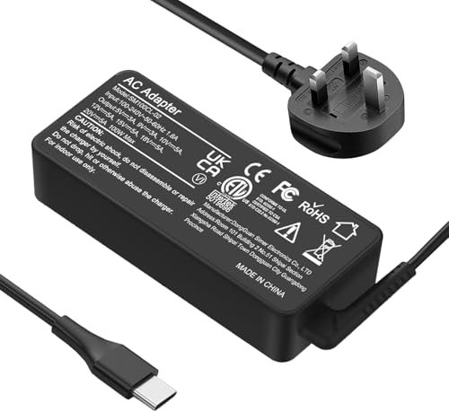 Universal 100W USB-C Power Adapter Fast Charger Compatible with Mac Book Pro/Air 16/15/14/13 Inch,Mac Book Air 13 Inch 2021/2020/2019/2018, iPad Pro,HP, Dell, Len ovo,Asus and All USB-C Device