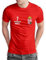 Ungarn T-Shirt „EM 2024“ Trikot Fußball Shirt Herren Damen Unisex Europameisterschaft - personalisiert mit Zahl & Namen - Fanartikel Fan-Outfit, Rot, Gr. M