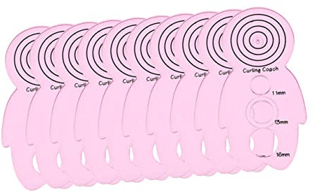 SEWOART 10 Stück Papier Quilting Instrument Papier Curling Werkzeug DIY Bastelwerkzeug DIY Zubehör Papierquilling Werkzeug Papierwickler Handgefertigtes Bastelwerkzeug Papier