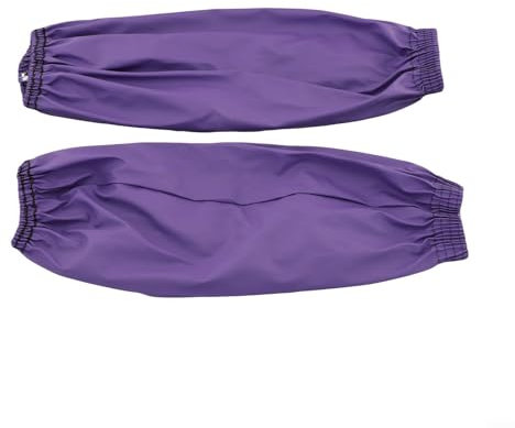 Yhenlovtt 1 par de fundas de protección impermeables, mangas de protección impermeables con extremos elásticos para limpieza, pintura, procesamiento de alimentos, como se muestra en la imagen.,