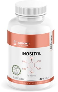 Inositol 750 mg Kapseln – Myo-Inositol Vitamin B8, 100 vegane Kapseln,Konzentration, Stimmung & Nervensystem, Nahrungsergänzung für tägliche Routine und einfache Einnahme