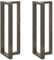vidaXL - Pieds de table de bar réglables en forme de T, acier naturel, pieds de meubles en métal durable avec design robuste et esthétique moderne pour salle à manger, cuisine et barres de jardin – 50