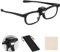 AOOSU Lupenbrille mit Licht, 200% LED Beleuchtete Vergrößerungsbrille für Brillenträger, Freihändige Leselupe mit Licht, Magnifying Glasses für Senioren, Arbeiten im Nahbereich, Hobbys, Lesen, Basteln