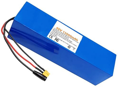 Batería Ebike 48V 15Ah, Batería para Bicicleta eléctrica 48V 15AH incorporada Plegable Ebike Batería 48V para 1000W 800W 500W 200W Motor de Bicicleta con Cargador 48V 15Ah,XT60+SM