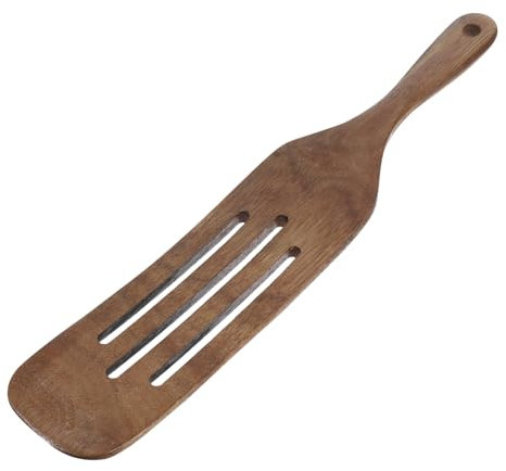 MAGICLULU Spatule Longue Ajourée pour Cuisson Ustensile de Cuisine pour Friture Remuer
