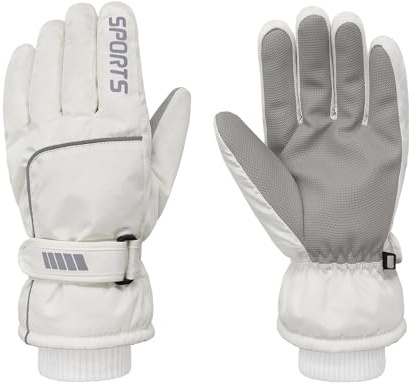 Long Keeper Dicke Winterhandschuhe Ski Handschuh Herren Damen Winter Thermisch Handschuhe Touchscreen Snowboard Wasserdicht Sporthandschuhe zum Radfahren