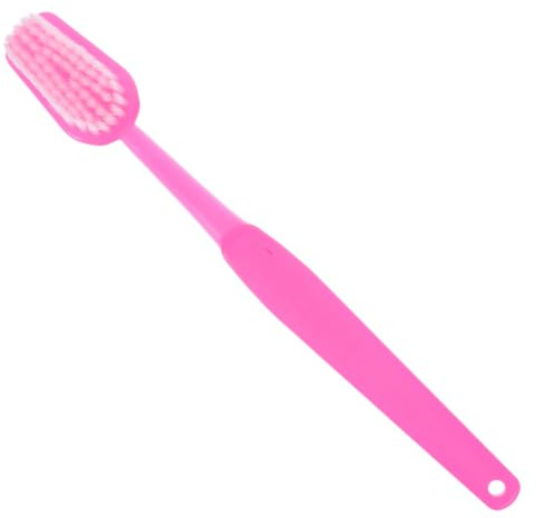 TOYANDONA Riesige Zahnbürste Prop - 39,5cm Große Deko-Zahnbürste Pink, Lustige Foto-Requisite für Fotobox, Photobooth, Cosplay, Scherzartikel Party-Deko & Zahnputz-Lehrmittel