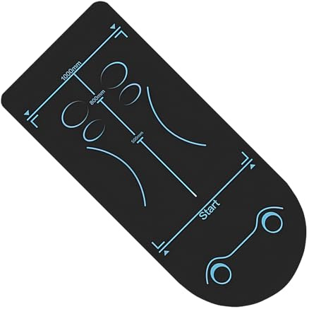 Yogamatte – 59 Zoll technisches Tuch | Rutschfestes Fitnesskissen | Pilates-Übungsbasis | Ab-Roller-Stützmatte für -Fitnessstudio, Bodentraining, zusammenklappbare Stabilitätsübungen