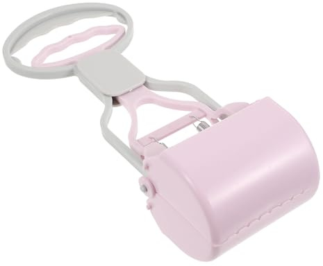 Beavorty Ramasse-crottes Chien Portable Poignée Ergonomique, Pelle à Crottes pour Grands Chiens, Accessoire de Nettoyage Réutilisable pour Promenades et Jardin, Couleur Violet Tarte,