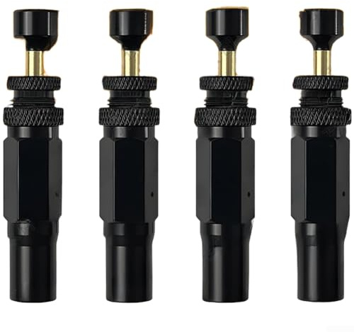 Adjustable Tyre Deflator for rapid Air Down Kit Solid Brass Screw-on Tool for 4x4 SUV Motorcycle 10-30 PSI(A)