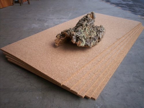 Korkplatte, Stärke: 10 mm, Format 500 x 1000 mm