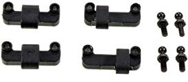 Carson 500405353 - Modellbauzubehör: X10EB Oberer Querlenkerhalter, vorne/hinten, 4 Stück