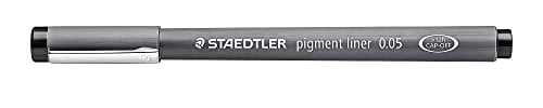 STAEDTLER 308 005-9 Feinschreiber pigment liner, 0,05 mm, schwarz, 1 Stück