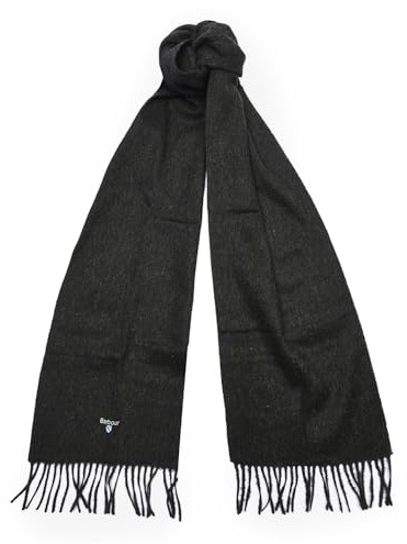 Barbour Plain Lambswool Scarf One Size Seaweed