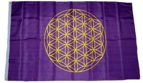 Flagge/Fahne Blume des Lebens 90 x 150 cm