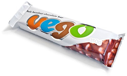 Vego Ganze Haselnuss-Schokoladentafel, 150 g, 5 Stück