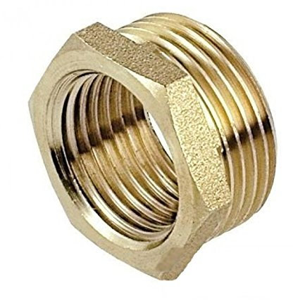3/4 x 3/8 pouce BSP mâle x filetage femelle union réduction de tuyau de raccord menuisier raccord en laiton