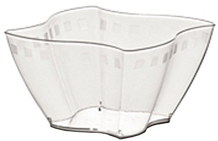 PZ 100 COPPETTE DI PLASTICA MEDIE CC 250 TRASPARENTI PER GELATI YOGURT MOUSSE SEMIFREDDI