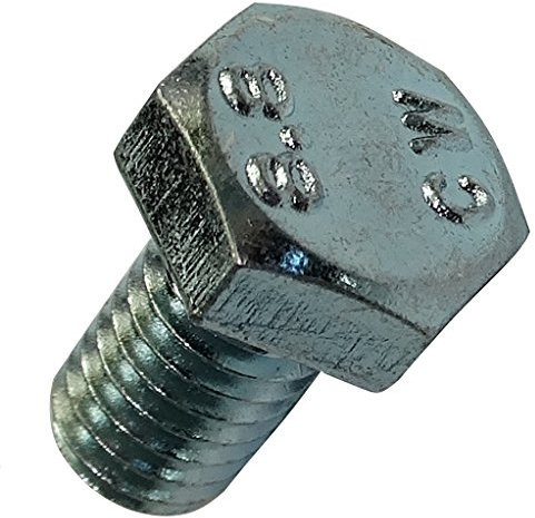 AERZETIX - 20 viti con testa esagonale 10 mm M6 x 10 mm DIN933 in acciaio zincato - C19014