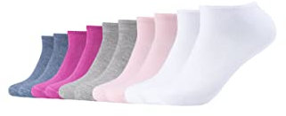 s.Oliver Socks Damen S24008 Füßlinge, Rosa (Super Pink 0013), 39/42 (10er Pack)