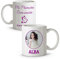 LolaPix Taza comunión con Nombre. Regalos comunión Personalizados con Nombre y Texto. Taza Personalizada. Varios diseños. Topos Rosa