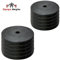 MAXSTRENGTH Gummi Gewicht Teller Disc Olympischen 5,1 cm 5 cm Loch Home Gym Krafttraining Fitness Training 20 kg, 40 kg, 60 kg, 80 kg, 100 kg Sets (10 kg x 4 = 40 kg)
