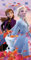 Disney Badetuch Frozen die Eiskönigin - Dreamteam - Strandtuch 75 x 150 cm 100% Baumwolle Strandlaken Badelaken Handtuch Saunatuch Olaf Kristoff Sven Arendelle passend zur Bettwäsche