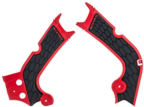 Acerbis X-Grip Rahmenschutz, Rot/Schwarz (2736331018), Einheitsgröße