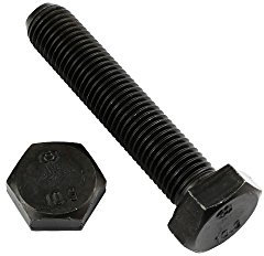 2 Stk Sechskantschraube DIN 961 M12x1,25x40 Feingewinde annähernd bis Kopf - Stahl